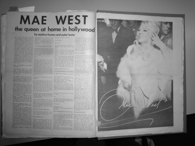 Mae West Interviewed by Angelica Houston