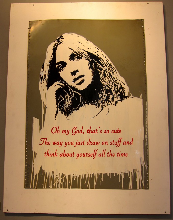 banksy I Love this piece and deffiantly can relate to the great quote. I think I have even said that once or twice to a few men.